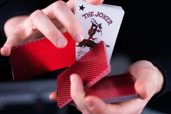 Baraja Bee Metalluxe Red Para Magia Y Cardistry