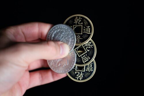 Juego De Magia The Hopping – Monedas Chinas Tradicionales, Truco De Apariciones Y Desapariciones