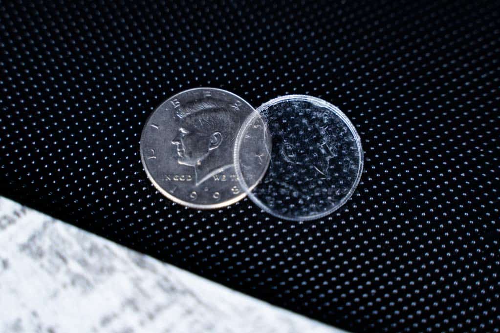 Magia Con Moneda Transparente Medio Dolar